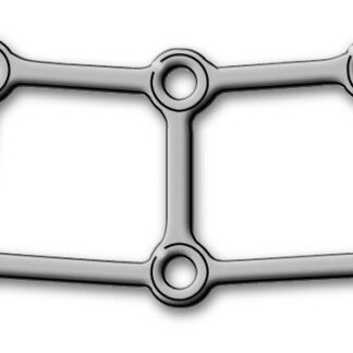 25-016-06-09  ~ MIKRO PLATTE 3 X 2-LOCH 0,6 MM ~