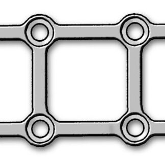 25-017-08-71  ~ MIKROPLATTE  4X2-LOCH 0,6MM, RECHTECKIG ~