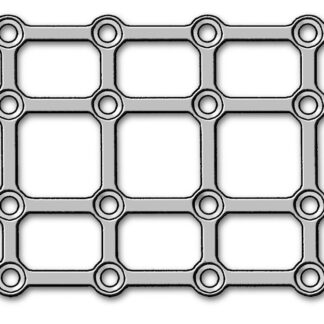 25-017-24-09  ~ MIKROPLATTE 6X4-LOCH 0,6MM, RECHTECKIG ~
