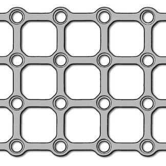 25-020-24-71  ~ MINI PLATTE 6X4LOCH 0,6MM ~