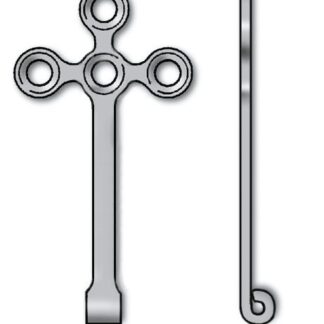 25-301-06-09  ~ ORTHO ANCHORAGE PLATTE 4-LOCH, KREUZ, XL ~