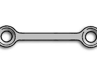 25-302-12-09  ~ MIKROPL., 1,5, 2-LOCH, GERADE, LANG ~