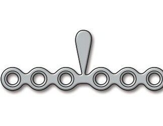 25-306-06-71  ~ Mikropl.1,5 6-Loch ger. T=0,6 mm ster ~