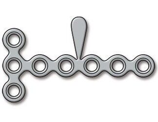 25-306-18-71  ~ Mikropl.1,5 8-Loch T-Form T=0,6 mm ster ~