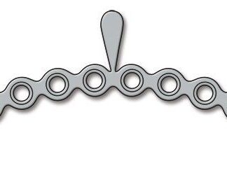 25-306-32-09  ~ MIKROPL., 1,5, ORBITA, 12-LOCH, T=0,6 MM ~