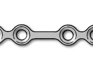 25-306-70-91  ~ MIKROPL., 1,5, 6-LOCH, GERADE, MITTEL ~