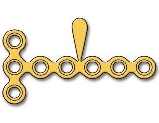 25-308-18-09  ~ MIKROPL., 1,5, 8-LOCH T-FORM T=0,8 MM ~