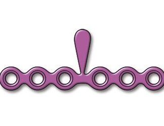 25-310-06-09  ~ MIKROPL., 1,5, 6-LOCH MIT STEG T=1,0 MM ~