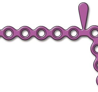 25-310-09-71  ~ Mikropl.1,5 10-Loch L-Form T=1,0 mm ster ~