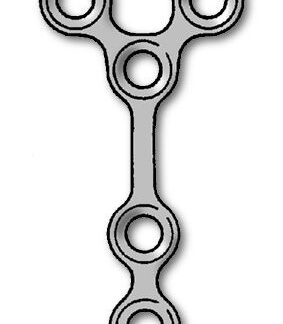 25-320-70-09  ~ MIKROPL., 1,5, 5-LOCH, Y-FORM, MITTEL ~