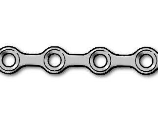 25-330-06-09  ~ MIKROPL., 1,0, 6-LOCH, GERADE ~