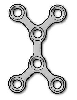 25-344-06-71  ~ MIKROPL.1,0, 6-L,DOPP-Y-FORM,KURZ,STERIL ~