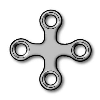 25-372-04-09  ~ TI-CHAMPY MINIPL., 2,0,4-LOCH, KREUZFORM ~