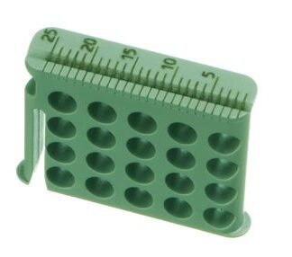 25-650-02-04  ~ SCHRAUBENLÄNGENMESSCLIP, 1,5 GRÜN ~