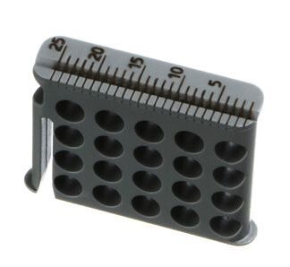 25-650-04-04  ~ SCHRAUBENLÄNGENMESSCLIP, 2,3 SCHWARZ ~