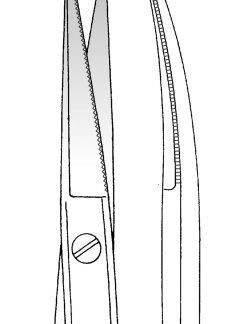 28-403-11-07  ~ ST-Schere, Iris, geb., 11,5 cm ~