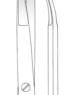 28-417-18-07  ~ ST-Schere, Ragnell-Kilner, geb., 18 cm ~