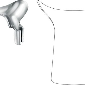 32-302-05-01  ~ SPEKULUM-BLATT, SCHERBAK, 70X45-70 MM ~