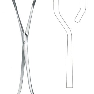 32-773-27-07  ~ UTERUSFASSZANGE, DARTIGUES, 27 CM ~