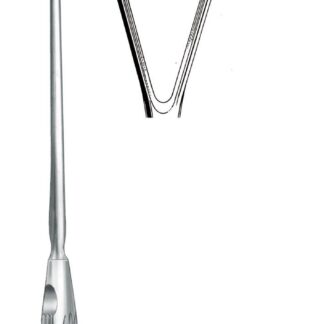 32-926-35-07  ~ UTERUSKÜRETTE, 35 MM, ST., FEST, 34,5 CM ~