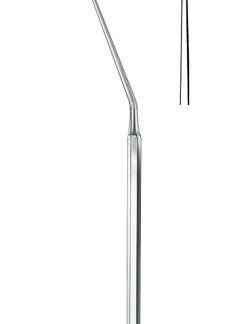 36-025-07-07  ~ HÄKCHEN, 0,6 MM, 90  ABGEW. , 15,5 CM ~