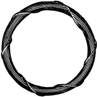 36-358-40-01  ~ SCHNÜRDRAHT,   0,4 MM, RING M. 10 METER ~