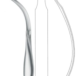 38-502-24-01  ~ EXTRAORALER RETRAKTOR, ECKELT, 21 CM ~