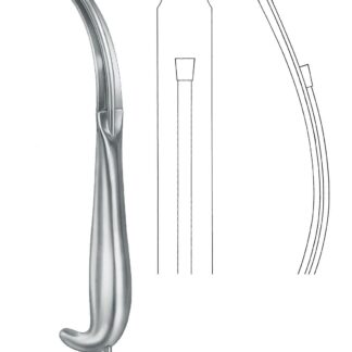 38-504-27-01  ~ EXTRAORALER RETRAKTOR, ECKELT, 25 CM, KL ~