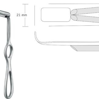 38-620-10-07  ~ ÄUSSERER PROGENIEHAKEN, LAUER, 20 CM, KL ~