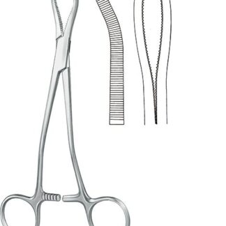 38-718-01-07  ~ KNOCHENHALTEZANGE, JVS, LEICHT, 19 CM ~