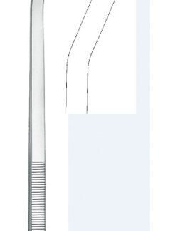 38-781-00-07  ~ OSTEOTOM, BAUER, 6 MM, ABGEB., 20,5 CM ~