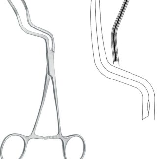 38-850-01-07  ~ ATR.-MUSKELKLEMME, TERRY, LI., 17 CM ~