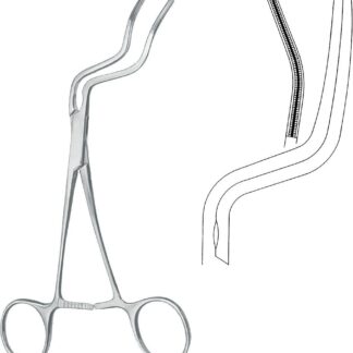 38-850-02-07  ~ ATR.-MUSKELKLEMME, TERRY, RE., 17 CM ~