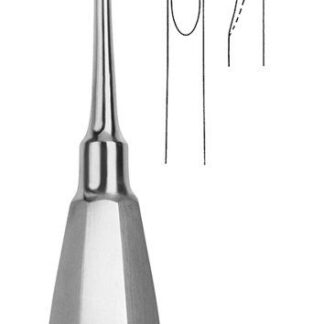 42-511-02-07  ~ BEIN WURZELHEBER, HOHL, FIG. 2, 4 MM ~