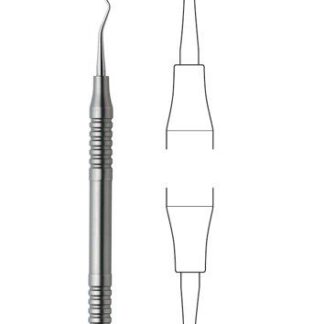 43-350-01-07  ~ FURKATIONSKUERETTE, FIG. 1, 0,9 MM ~