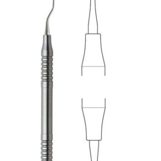 43-404-23-07  ~ ZAHNSONDE, DOPPELENDIG, RUND, FIG. 16 23 ~