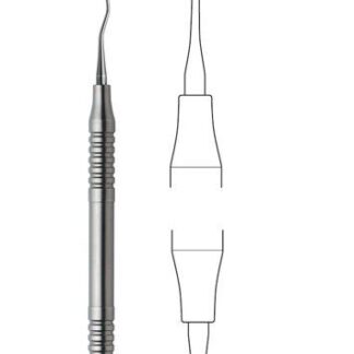43-738-28-07  ~ PARO-ZAHNSONDE, DOPPELENDIG, UM 23 ~