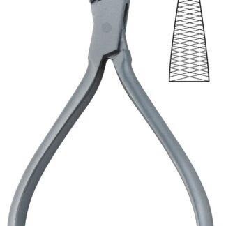 47-522-13-07  ~ FLACHZANGE, GERIEFTES MAUL, 13 CM ~