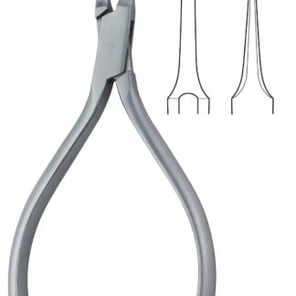 47-538-15-07  ~ FLACH- RUNDZANGE, 13CM ~