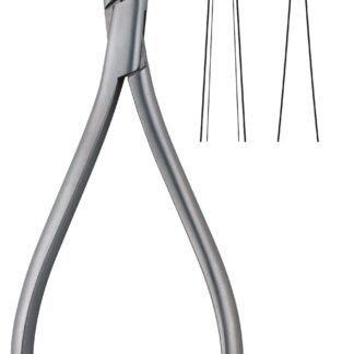 47-604-13-07  ~ KLAMMERBIEGEZANGE N. SCHWARZ, M 1, 13 CM ~