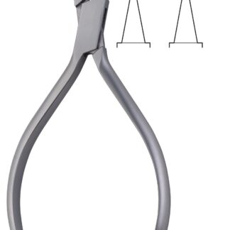 47-650-12-07  ~ DRAHTBIEGEZANGE, ANGLE, FLACH RUND 12 CM ~