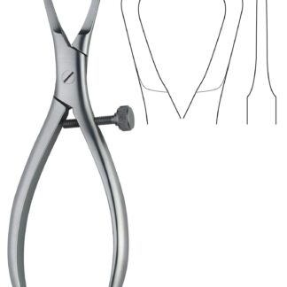 47-702-15-07  ~ KUPFERRING-ABNEHMEZANGE N. FURRER, 15 CM ~