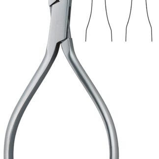 47-788-13-07  ~ KONTURZANGE N. JOHNSON, SCHMAL, 13 CM ~