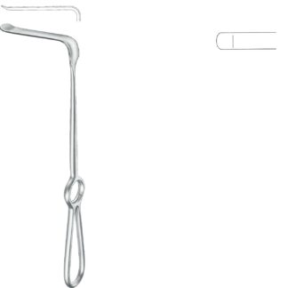 48-101-25-07  ~ WEICHTEILHAKEN, AUFGEB., 25X7 MM, 21 CM ~