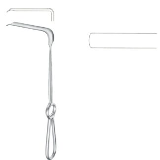 48-103-55-07  ~ WEICHTEILHAKEN, ABGEB., 55X12 MM, 23,5CM ~