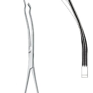 48-163-02-07  ~ FRAGMENTKLEMME, OBWEGESER, RE., 21 CM ~