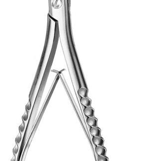 48-220-03-07  ~ KNOCHENFORMZANGE, FLACH, 20 CM ~