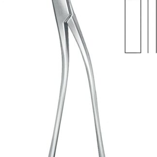 48-293-19-07  ~ KNOCHENHALTEZANGE, 5 MM, 18 CM ~