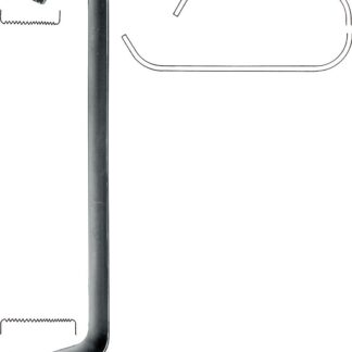 48-331-04-07  ~ WEICHTEILHAKEN, TESSIER, 33X12 43X15 MM ~