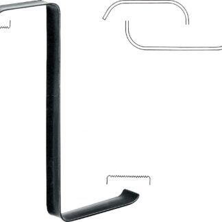 48-333-03-07  ~ WEICHTEILHAKEN, TESSIER, 30X12 38X16 MM ~